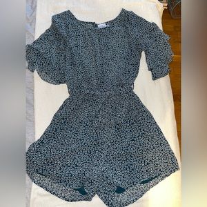 Green Princess Polly Romper